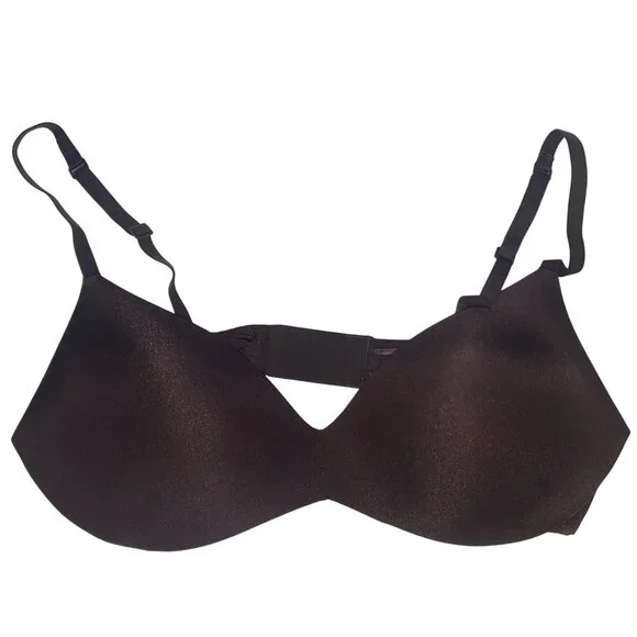 SKIMS Brown Wireless Triangle Bralette - Picture 2 of 8